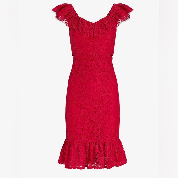 Express NWT lace cut out dress size small. - Picture 4 of 7